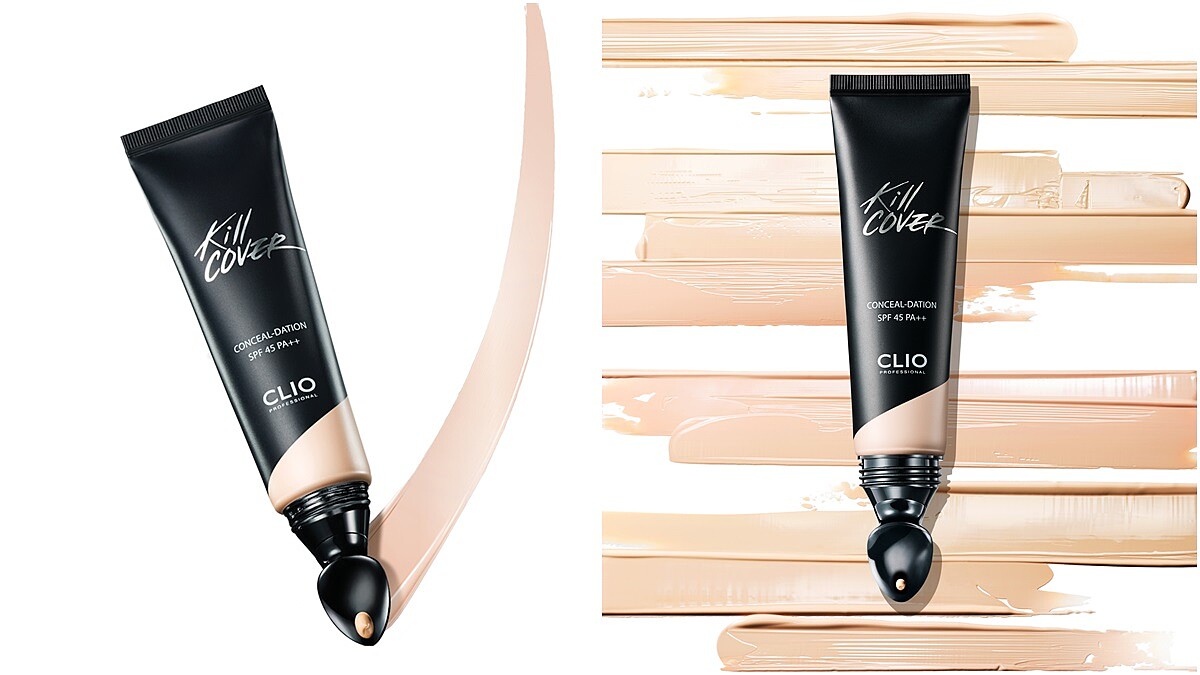 首創熨斗型的塗面可以打圈上妝超級服貼，在韓國有「主播底妝神器」之稱的CLIO完美無瑕霧光粉底液台灣終於推出了