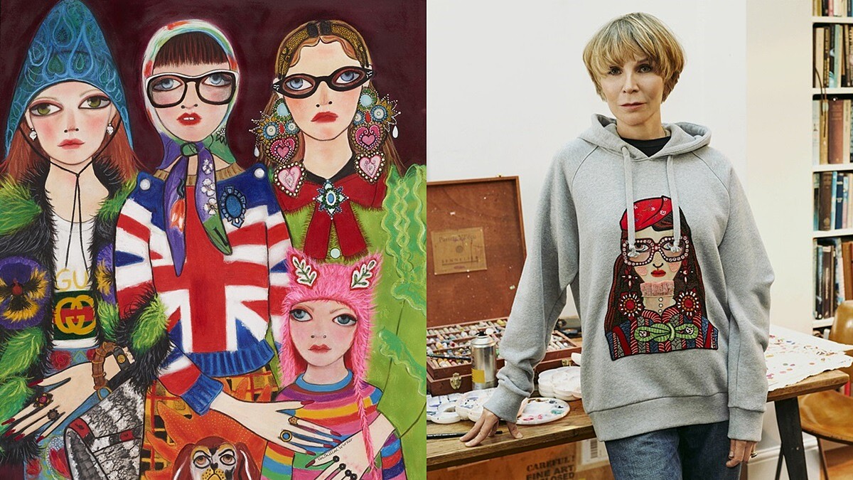 只在官網獨家開賣！GUCCI聯手英國藝術家Unskilled Worker推出限定系列