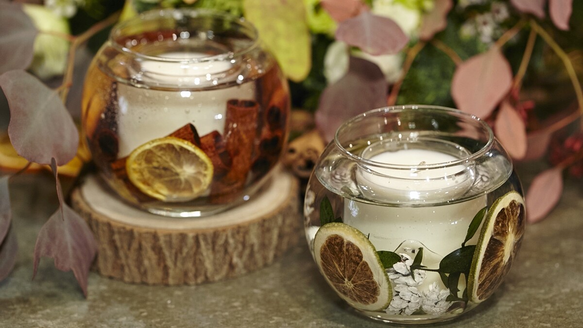 「乾燥萊姆片與柑橘構成最清新香氣」乾燥玫瑰花蠟燭STONEGLOW再推新品魚眼蠟燭，造型超俏皮