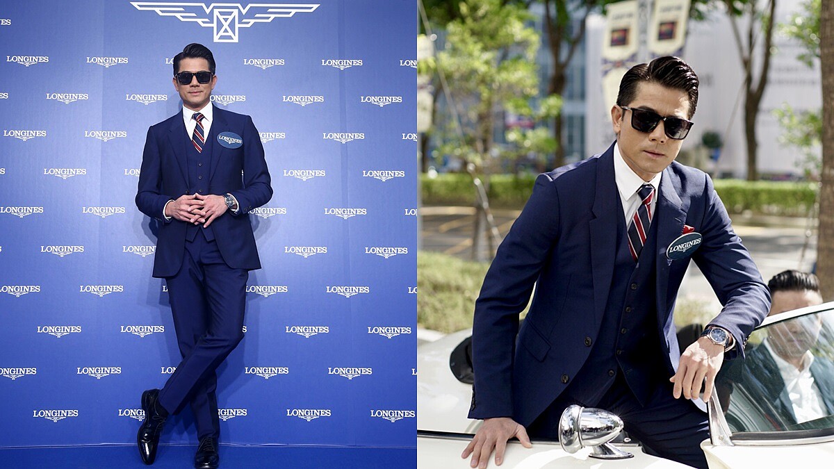 天王郭富城重磅登浪琴表開幕會！甜喊工作完都想衝回家陪女兒