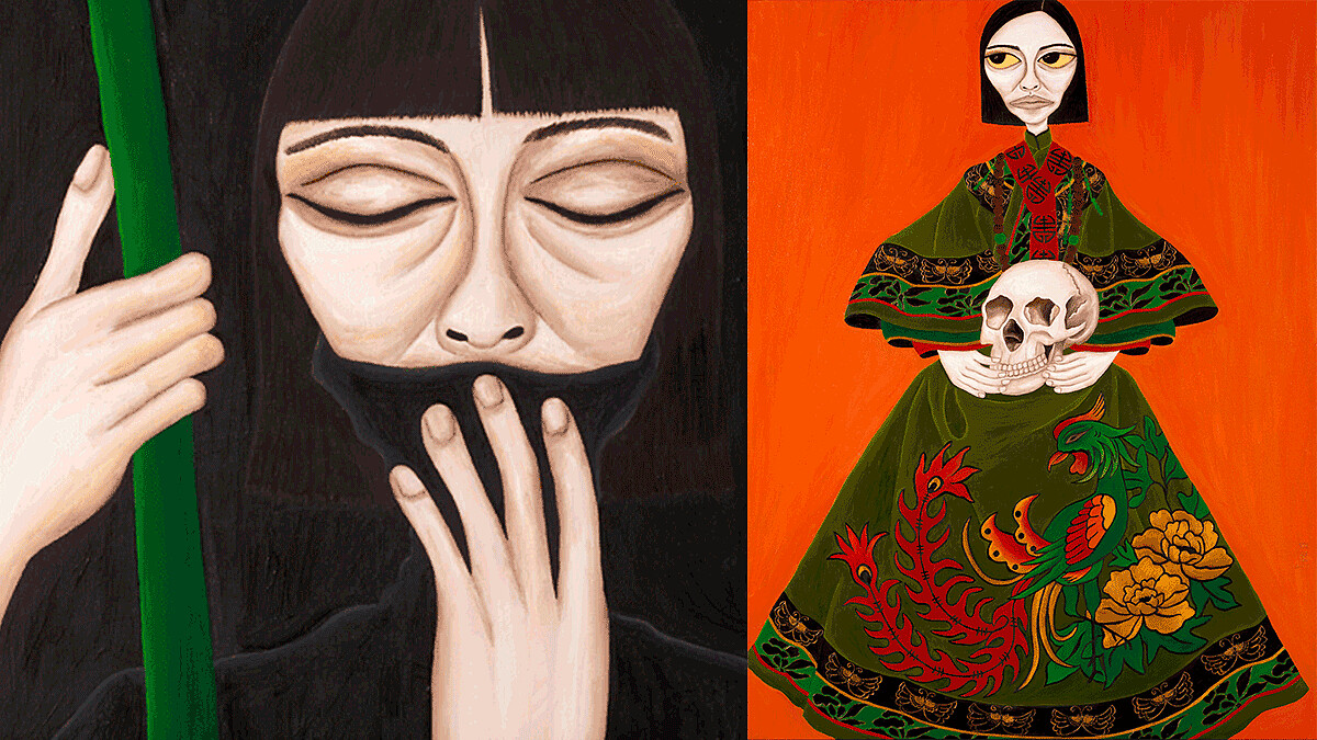 為電影《血觀音》繪製主視覺、畫出人生的愛恨嗔癡！新苑藝術柳依蘭個展—《凝・關》