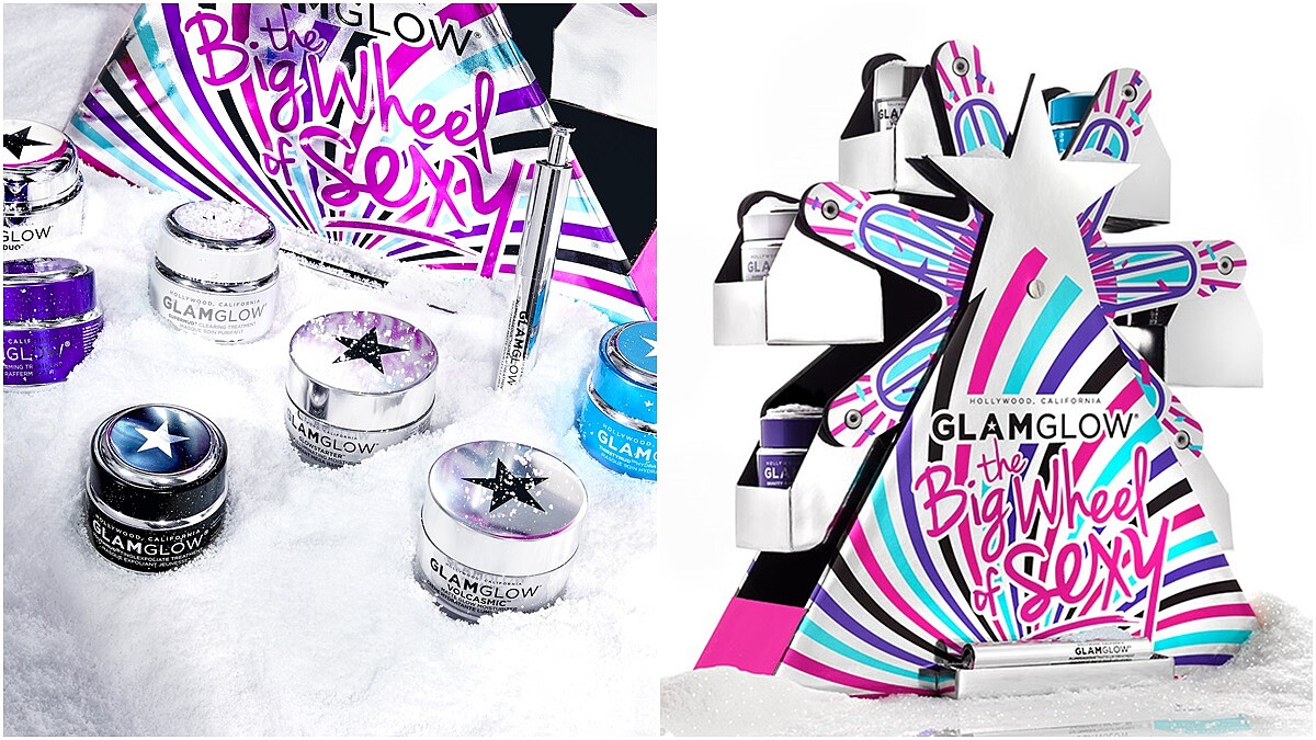 經典明星商品都搭了這座酷銀摩天輪，GLAMGLOW聖誕禮盒「好萊塢限定星光摩天輪」重溫孩時的童心童趣
