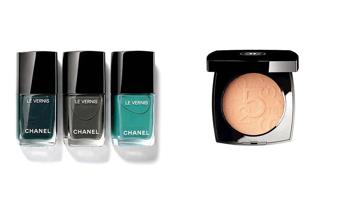 壓有香奈兒女士的幸運數字，這盤「時尚印記蜜粉餅」拿來定妝能讓妝容更持久、更有光澤感