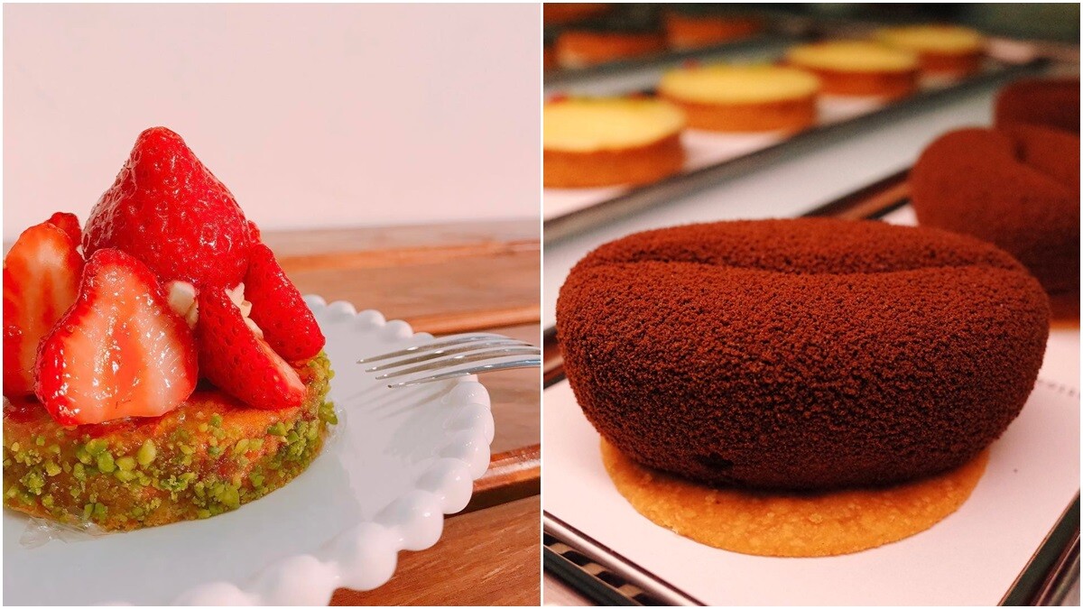 【小8愛吃愛喝】甜點控絕對會淪陷！台中「葉食甜點工作室」大人系咖啡豆、招牌抹茶爆漿泡芙、鳳梨泰姬瑪哈陵每一款都好吃到不行