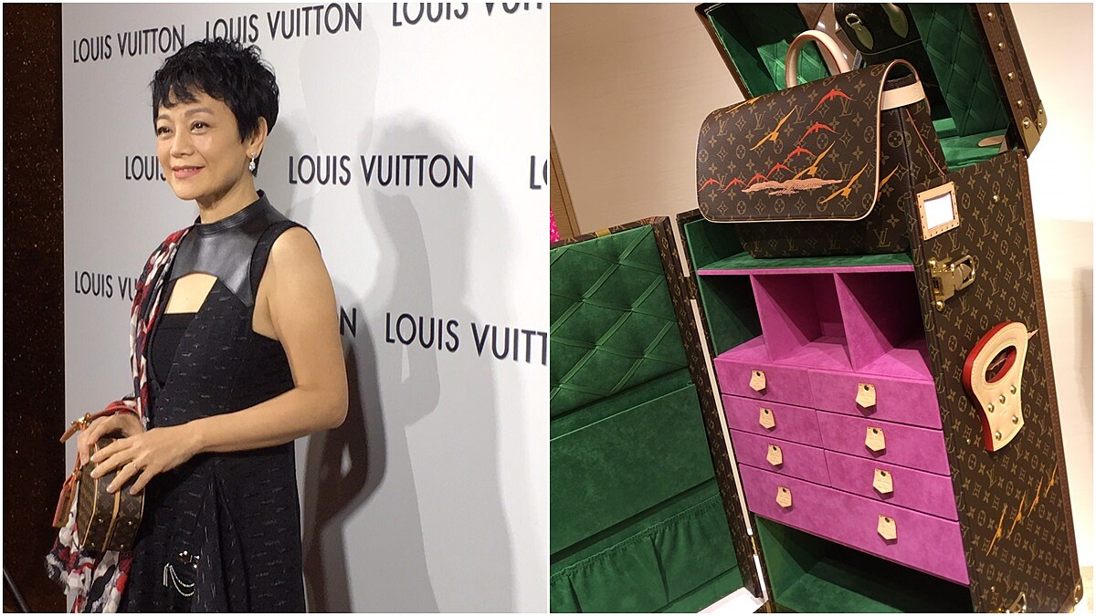 張艾嘉設計的硬箱首次曝光!陳庭妮、蔡凡熙、張孝全齊聚LV Building開幕盛會