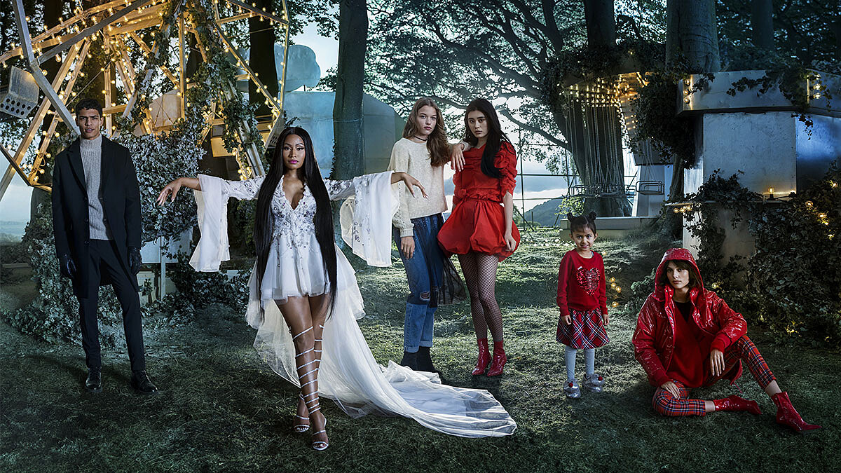 充滿奇幻的魔法氛圍!H&M Holiday 2017系列廣告由Nicki Minaj百變詮釋