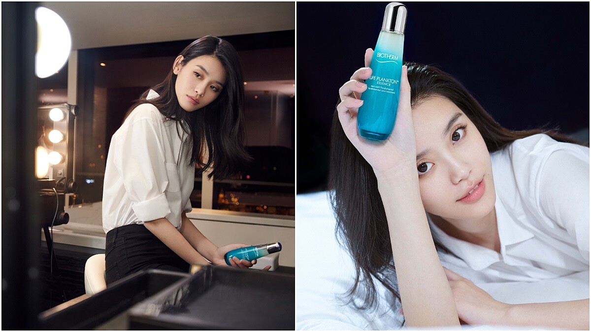 跌到了沒什麼，爬起來就對了！剛走完維多利亞的祕密大秀的中國超模奚夢瑤加入BIOTHERM代言行列