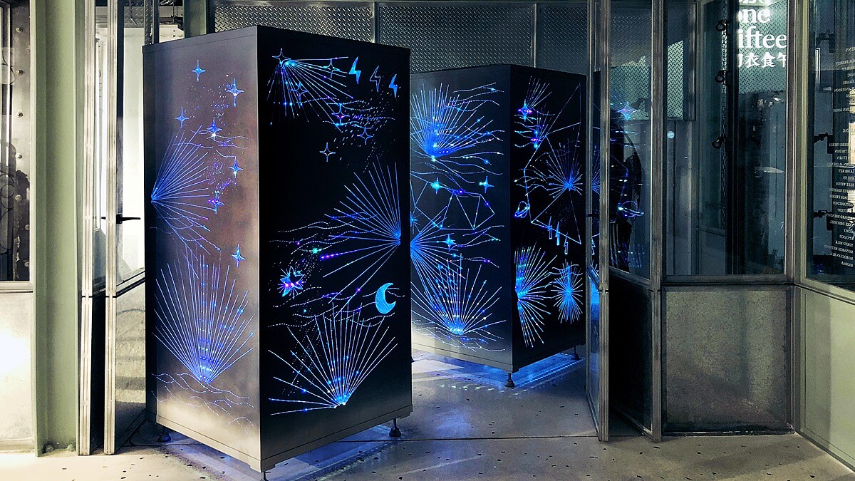 到大安路上神秘老洋房來趟星空之旅！onefifteen初衣食午與台灣藝術家打造星光櫥窗展