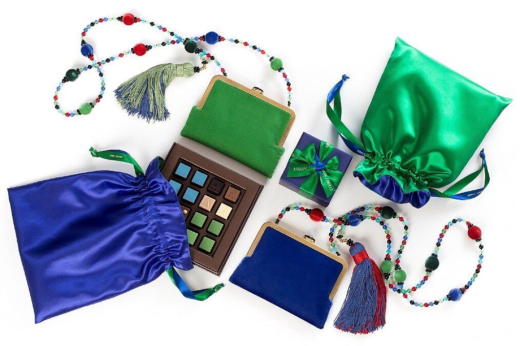 夾入蘋果和藍莓果醬 ARMANI/DOLCI秋冬四顆裝巧克力禮盒 百盒倒數限定甜蜜