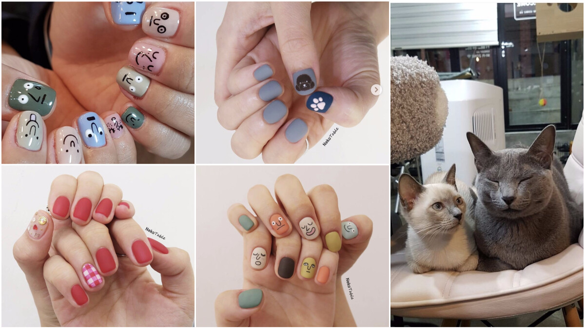 【Nana的美甲大小事】貓奴必訪!首爾弘大的療癒小清新美甲店「NekoTable」
