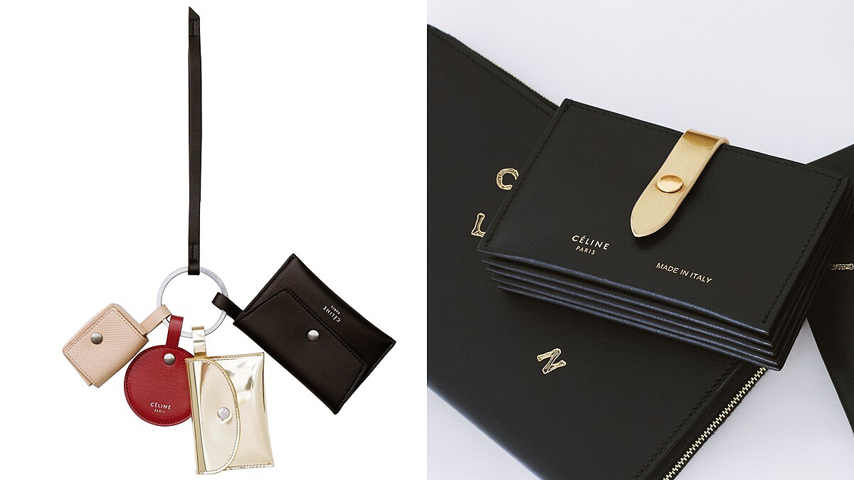 今年聖誕禮物到這裡挑！7款烙印黑金配色Céline logo的聖誕皮件系列來了