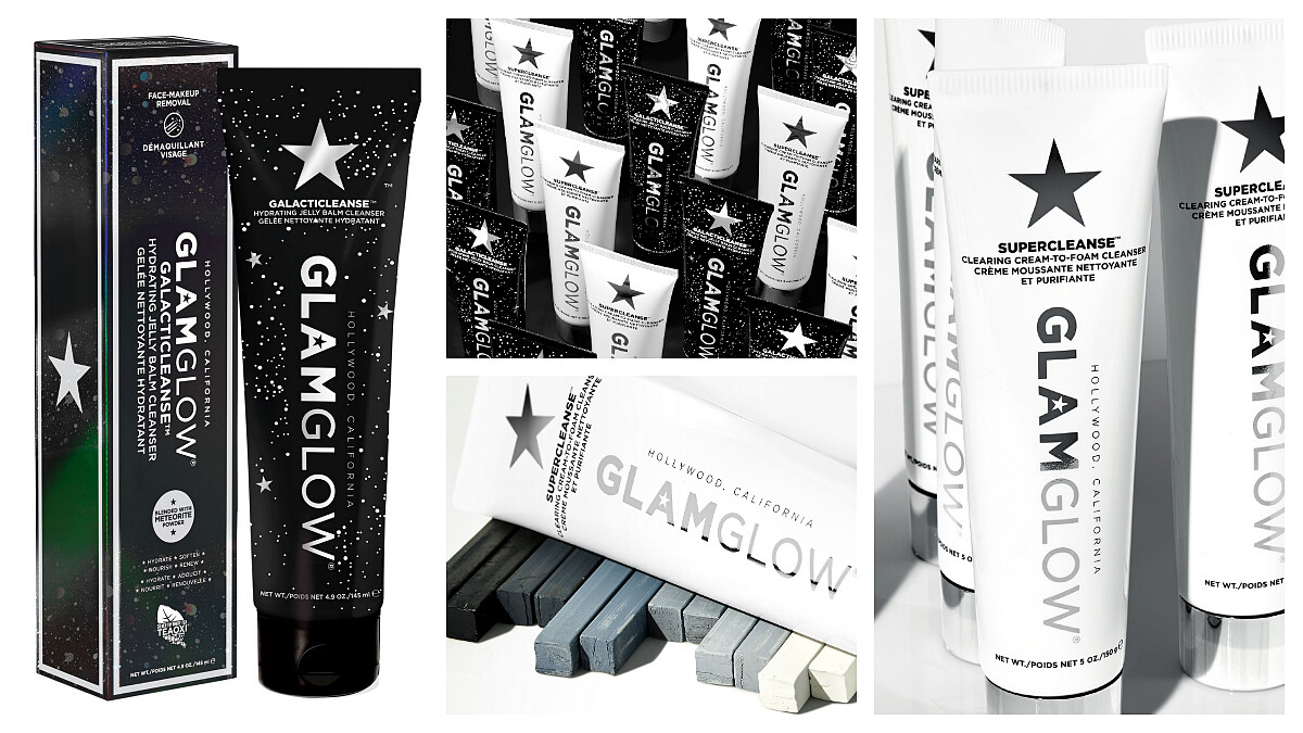臉洗乾淨就會發光！GLAMGLOW推出黑白雙管潔顏夢幻雙星 洗卸一次get！