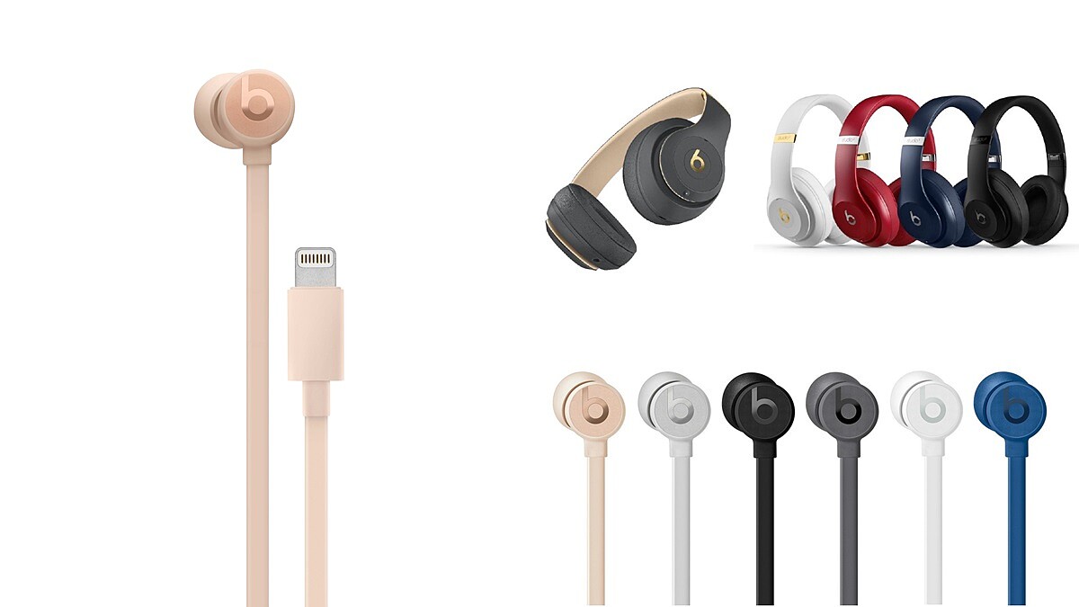 磨砂金、聖誕紅Beats耳機來了！urBeats3、頭戴式無線耳機新色降臨