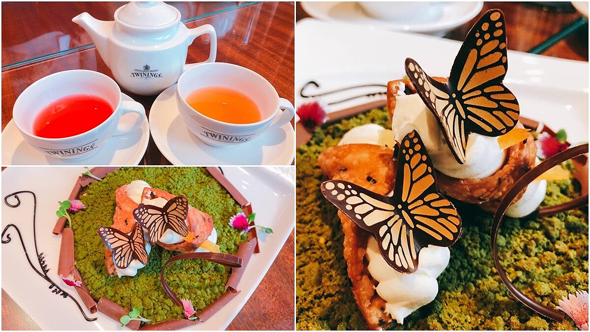 充滿奶香的甜餡煎餅卷！TWININGS英國唐寧茶攜手台北喜來登大飯店推出限量藝術下午茶