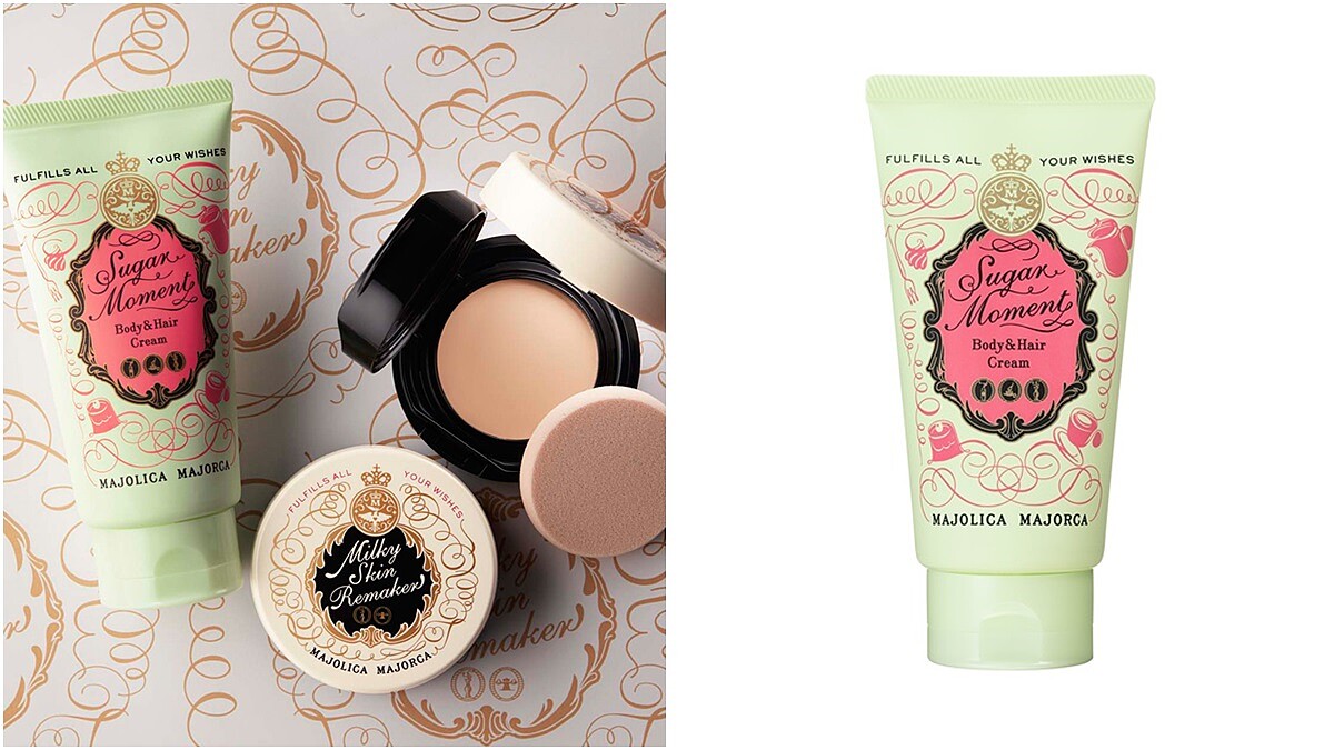 「不只肌膚用連秀髮也可以抹，青蘋果慕斯奶霜的滋潤效果也太優了」戀愛魔鏡限定版青澀甜蜜慕斯奶霜，讓你擁有棉花糖般細細柔柔的膚質