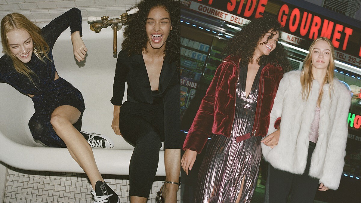 聖誕舞會要怎麼穿？Bershka 80年代復古單品就用閃亮元素稱霸舞池