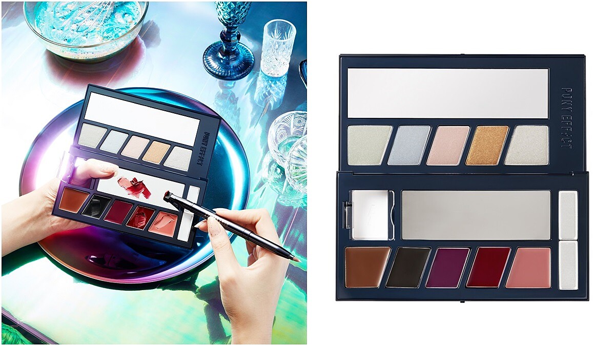 「粉藍、淺綠、淡金收藏了5款獨角獸眼淚的眼影色號」PONY EFFECT全新「獨角獸絕色彩妝盤」一盤就搞定眼、唇、頰彩妝