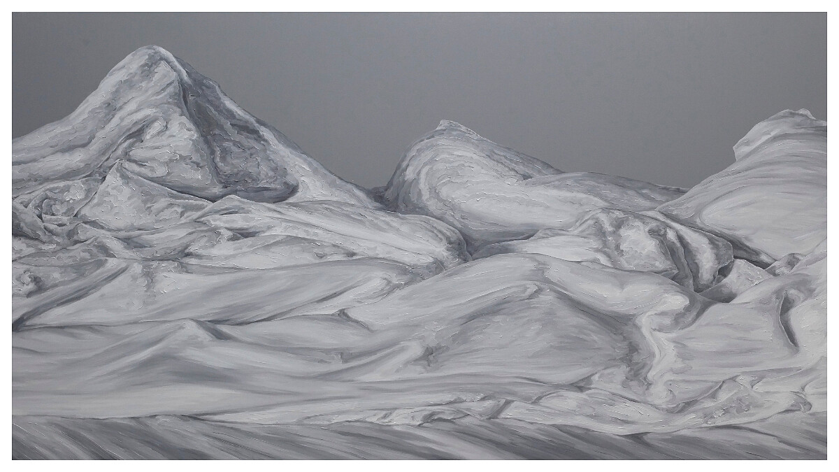 到文青咖啡廳「有點品食」欣賞藝術家張善學的畫展吧！