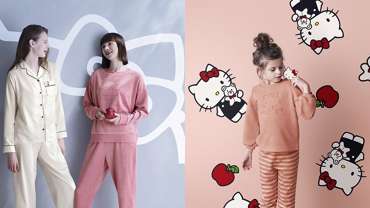 從睡衣到帽T都讓人想擁有！GU第一次聯手Hello Kitty打造聯名系列