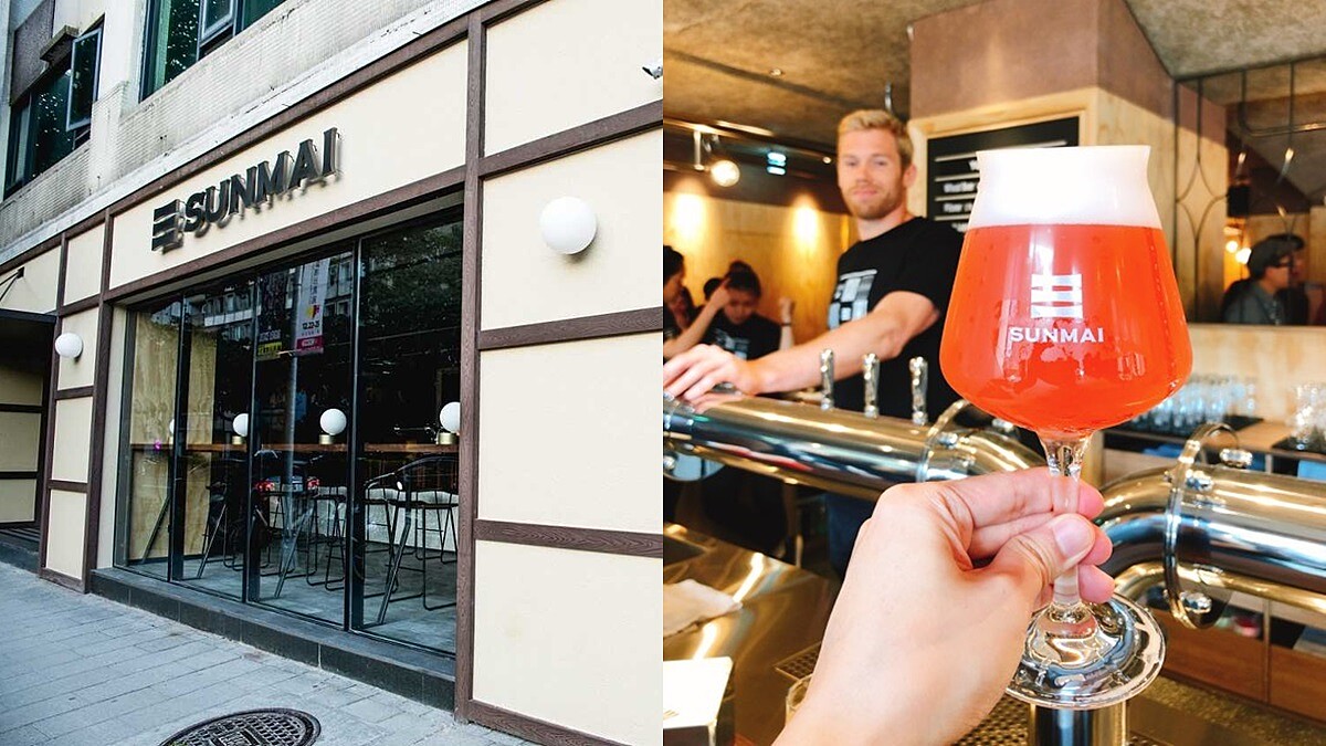 女孩們一定要來杯粉紅草莓啤酒！大安區微醺新地標，SUNMAI金色三麥「精釀啤酒吧」來囉