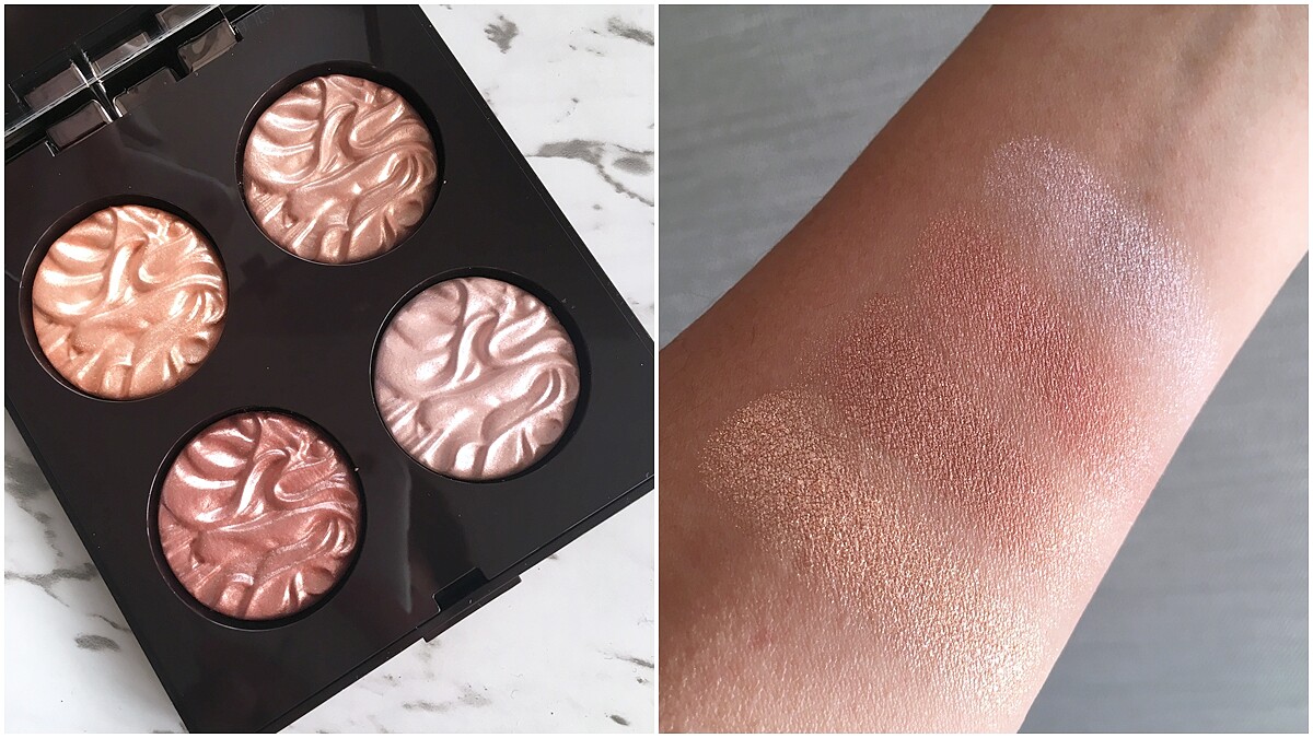 獨角獸光芒、香檳光、蜜桃色…需要的打亮光都在這一盤！laura mercier立體光感炫采盤集結最熱賣4色打亮色