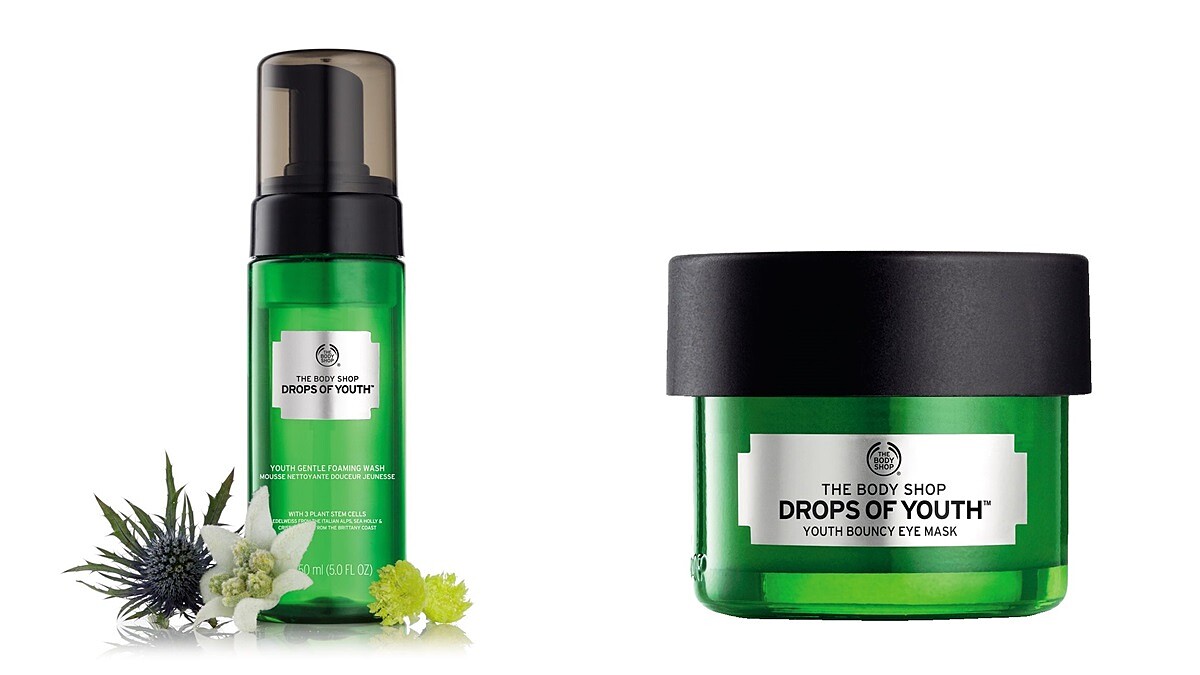 「加了法國國寶級植物海茴香，一上市就為熱賣明星商品」THE BODY SHOP全新推出極緻活顏潔顏慕斯、極緻活顏修護眼膜