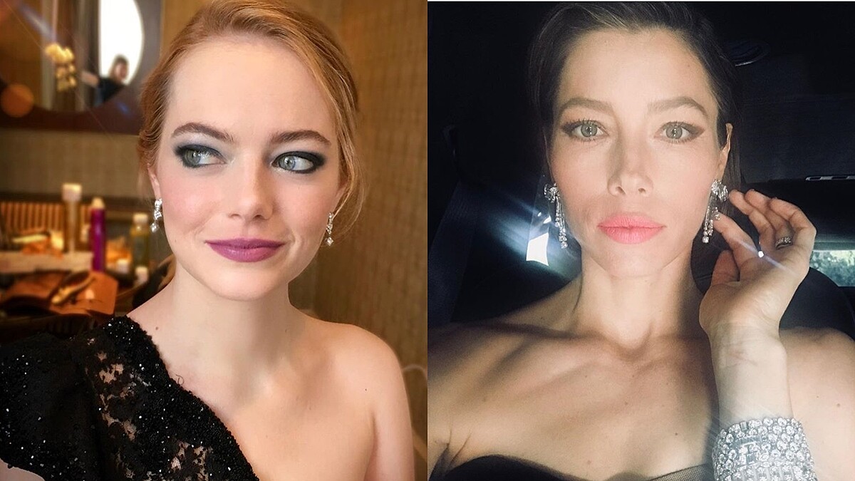 有份量又兼顧時髦感！層疊鑽石手鍊、垂墜式鑽石耳環… 2018年金球獎女星們的紅毯珠寶造型