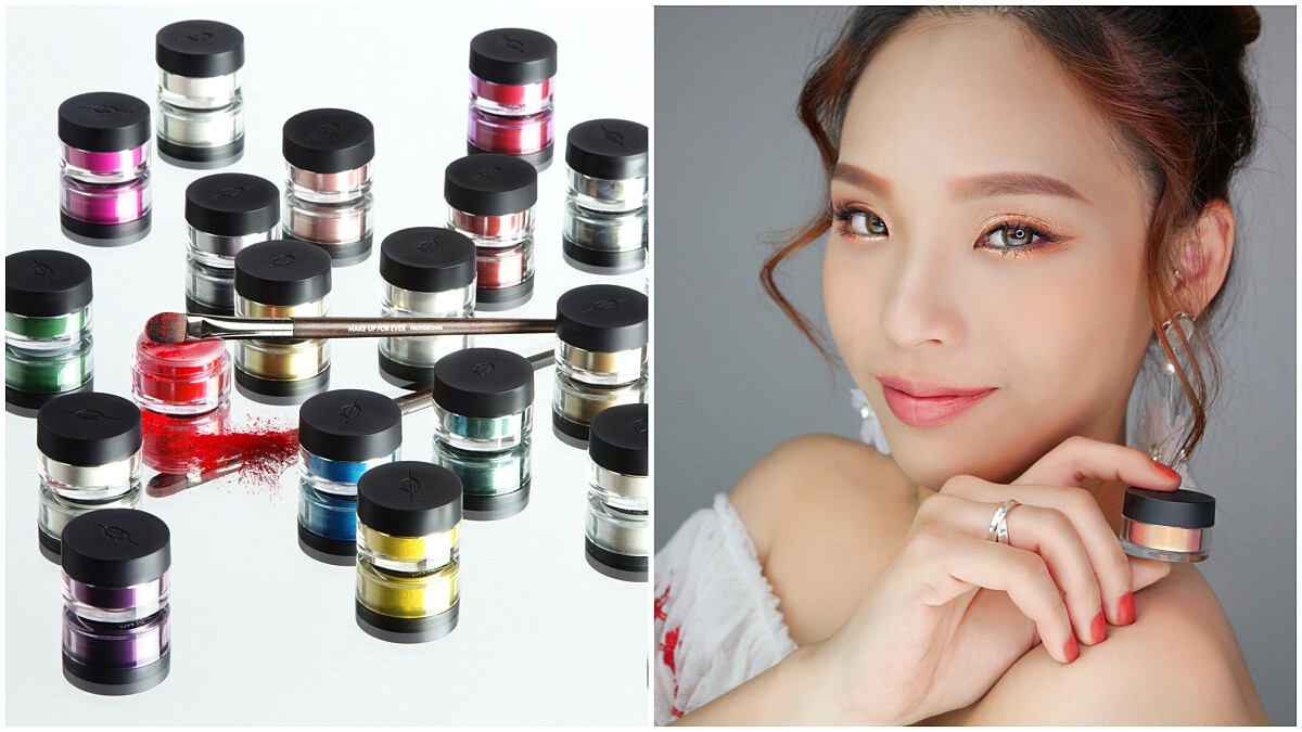2018新春妝容，MAKE UP FOR EVER星沙炫彩亮粉 畫出3款超耀眼「放閃妝」！ 
