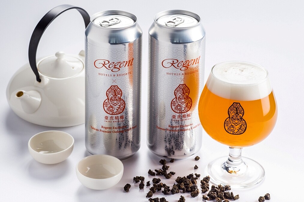茶香生啤一次擁有 晶華麗晶酒店X 臺虎精釀獨一無二最強聯名「台灣在地烏龍精釀啤酒」