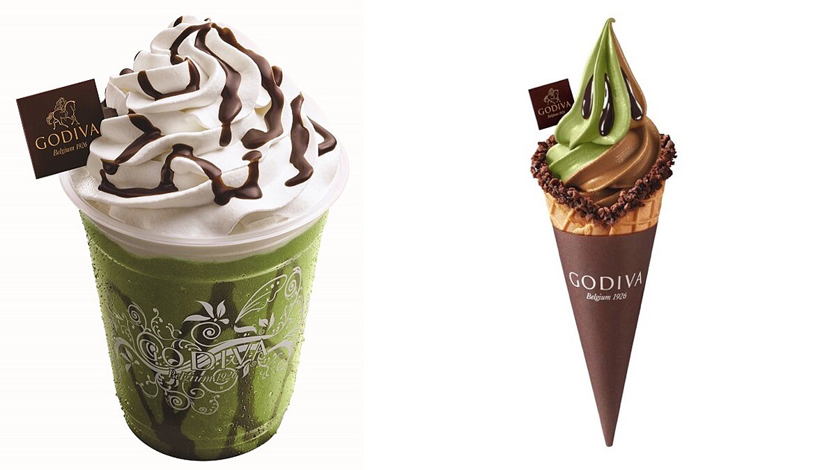 再冷也要來一支！GODIVA最新推出抹茶黑巧克力霜淇淋、抹茶白巧克力凍飲