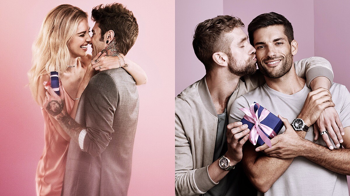 每個眼神都充滿愛意！Chiara Ferragni 與未婚夫 Fedez 合體代言施華洛世奇情人節系列