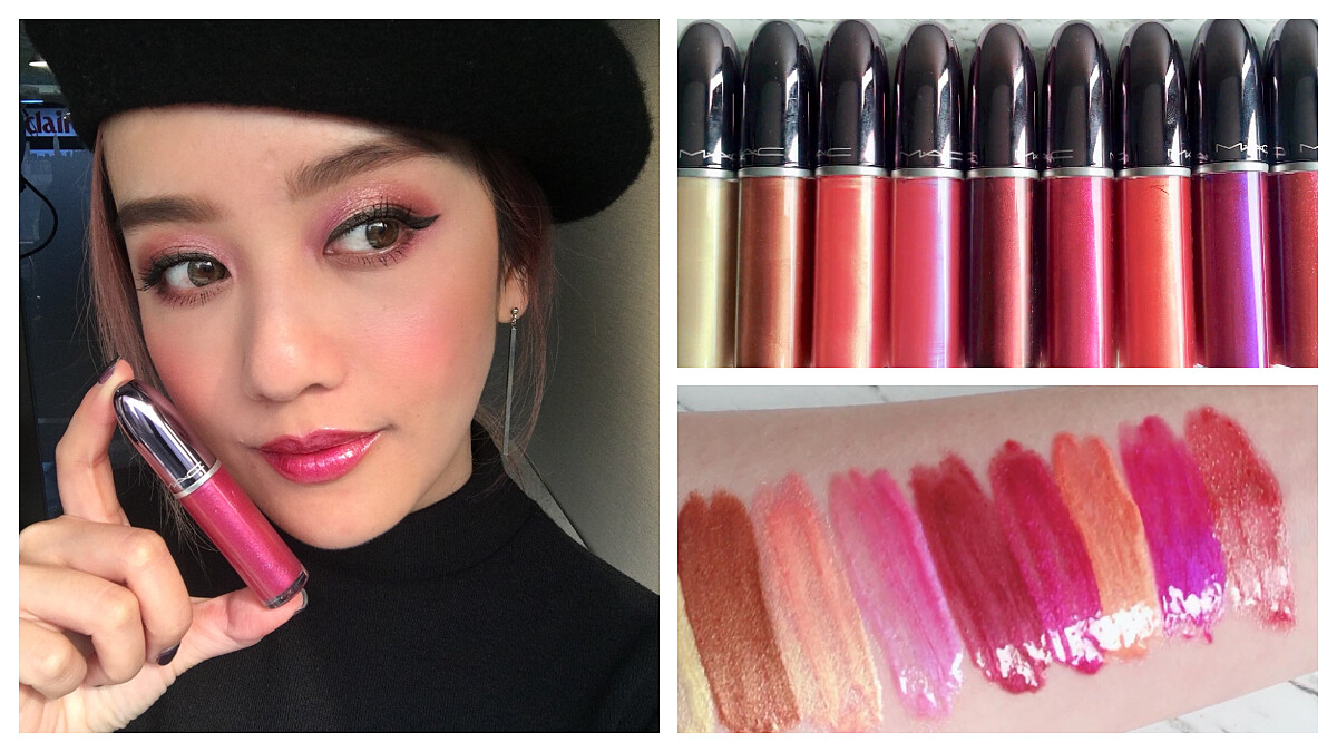 是可以駕馭的光澤！M.A.C推出銀河系霓虹光豐唇釉 美到無法無天！