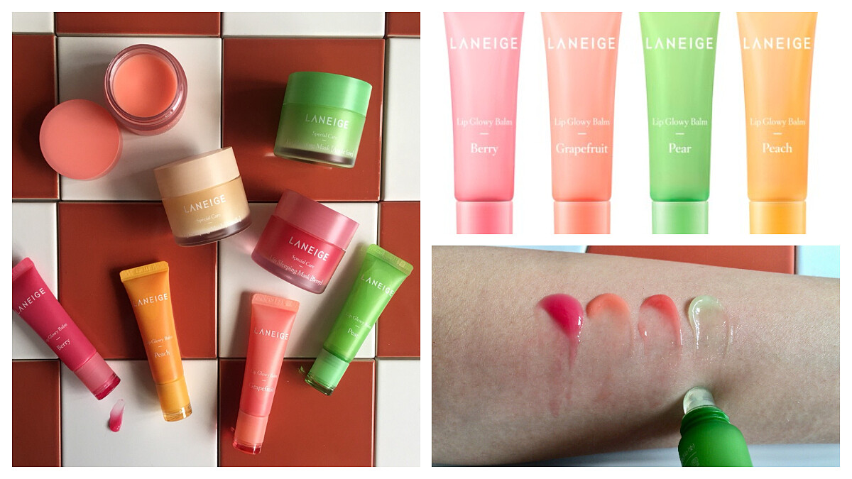 甜莓和蜜柚、再推香梨和蜜桃！蘭芝甜吻護唇膏4款口味 不僅讓雙唇整天晶透水潤 更讓妳散發甜甜可愛氣息！