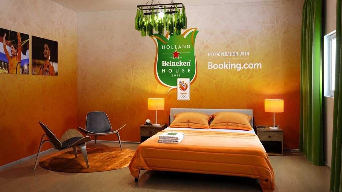 住一晚不到台幣1000元！豪華橘色臥房，韓國 「荷蘭海尼根之家」首度開放旅客入住