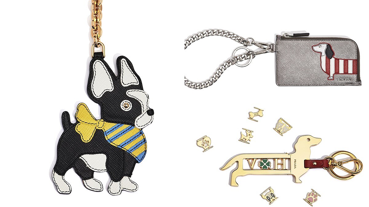 臘腸狗、法鬥和吉娃娃都Q到炸!24款PRADA迎新年狗狗配件禮物清單