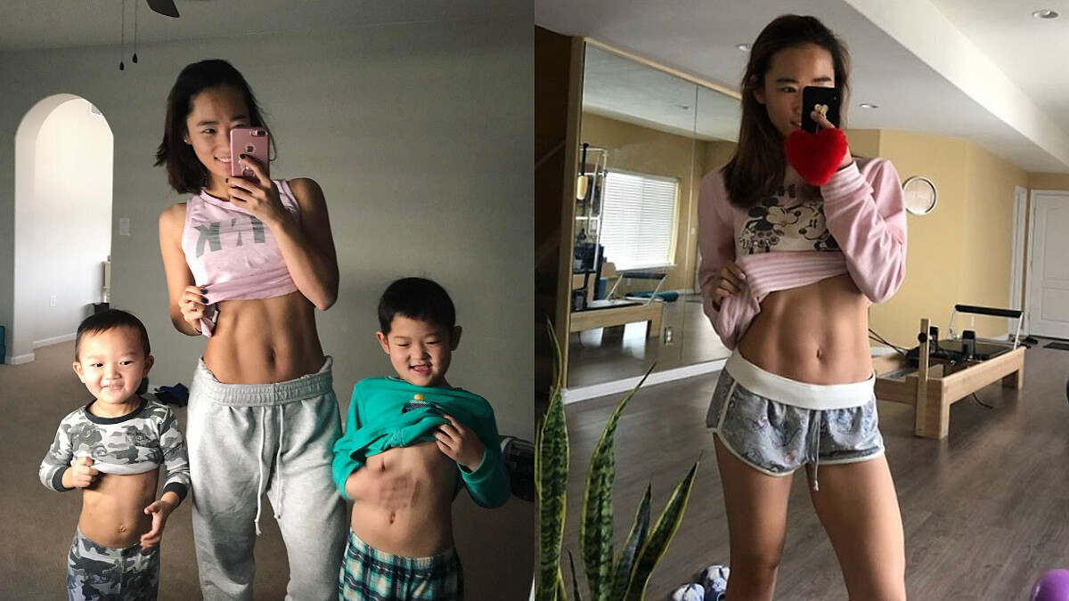 藉口通通OUT!產後修身無難度,韓國辣媽2年練出馬甲線~