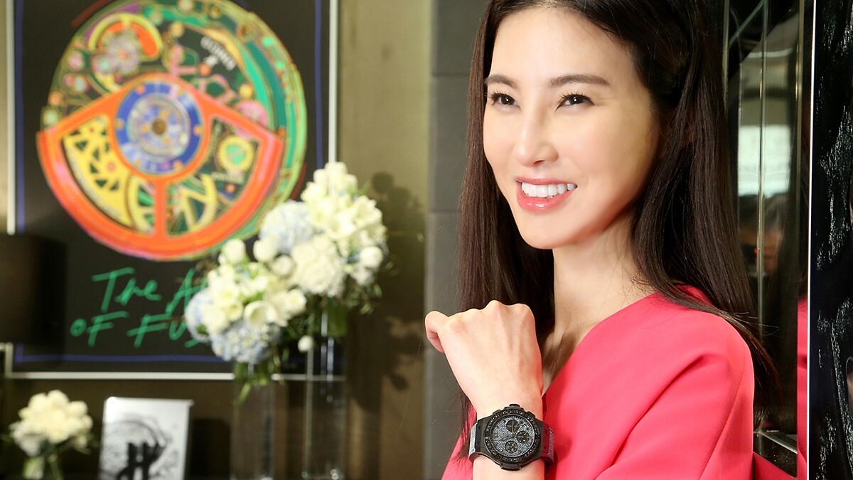 孫瑩瑩：Hublot宇舶錶的設計很年輕，有個性又多變，每一只都很值得收藏！