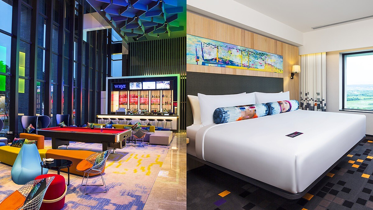 捷運紅線通到底！小W酒店之稱的超高CP值飯店，北投Aloft挑高夜景、超好睡大床這樣玩