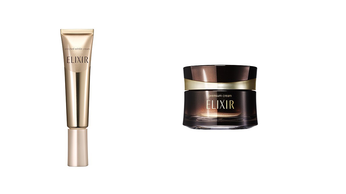 添加撫平皺紋超有感的「高純度維他命A」！在日本每5秒賣一支的資生堂東京櫃ELIXIR膠原超抗皺眼唇精華乳終於登台了