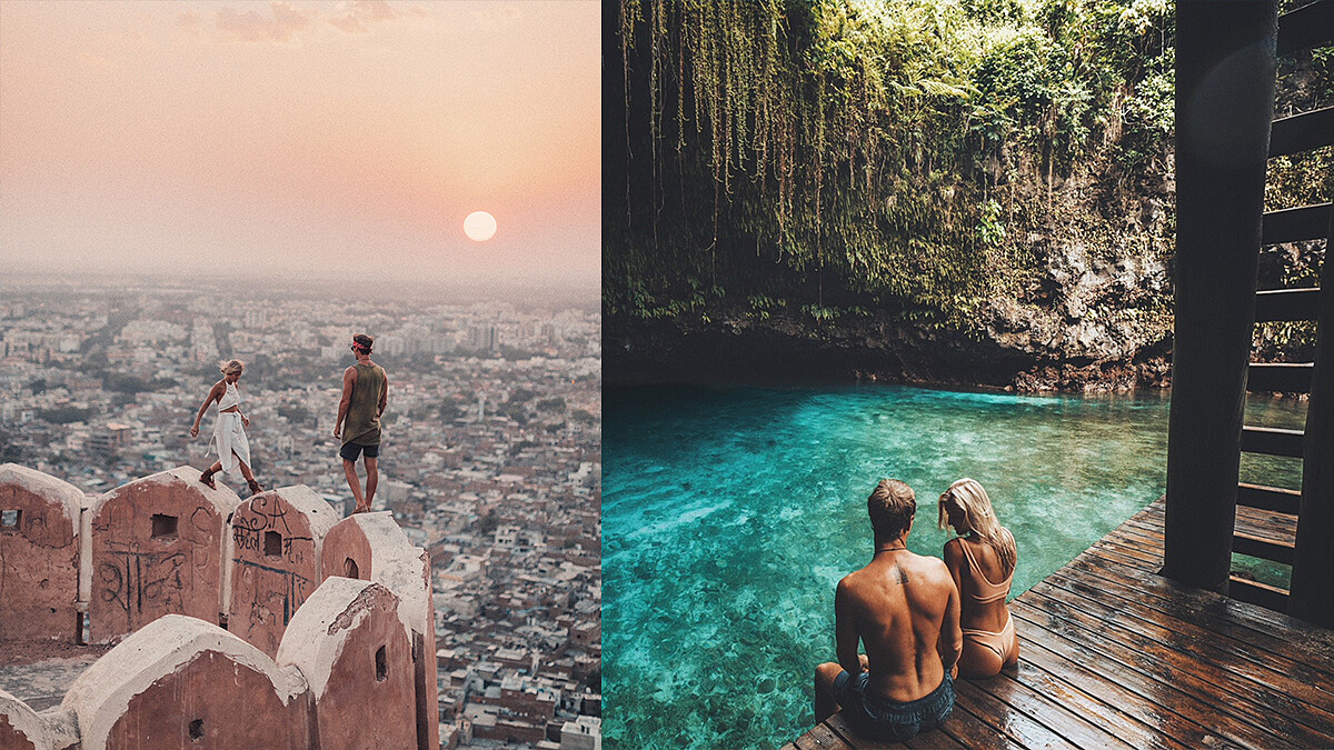 時髦旅遊客必追蹤！重度旅行上癮雙人組 Jack Morris &amp;amp; Lauren Bullen