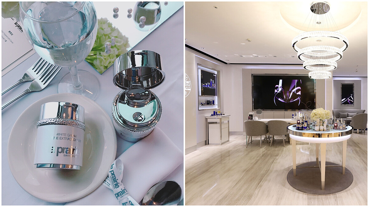 la prairie微風信義概念店開幕 藝術品般的頂級保養「鑽白魚子時空聚光緊膚霜」閃亮上市
