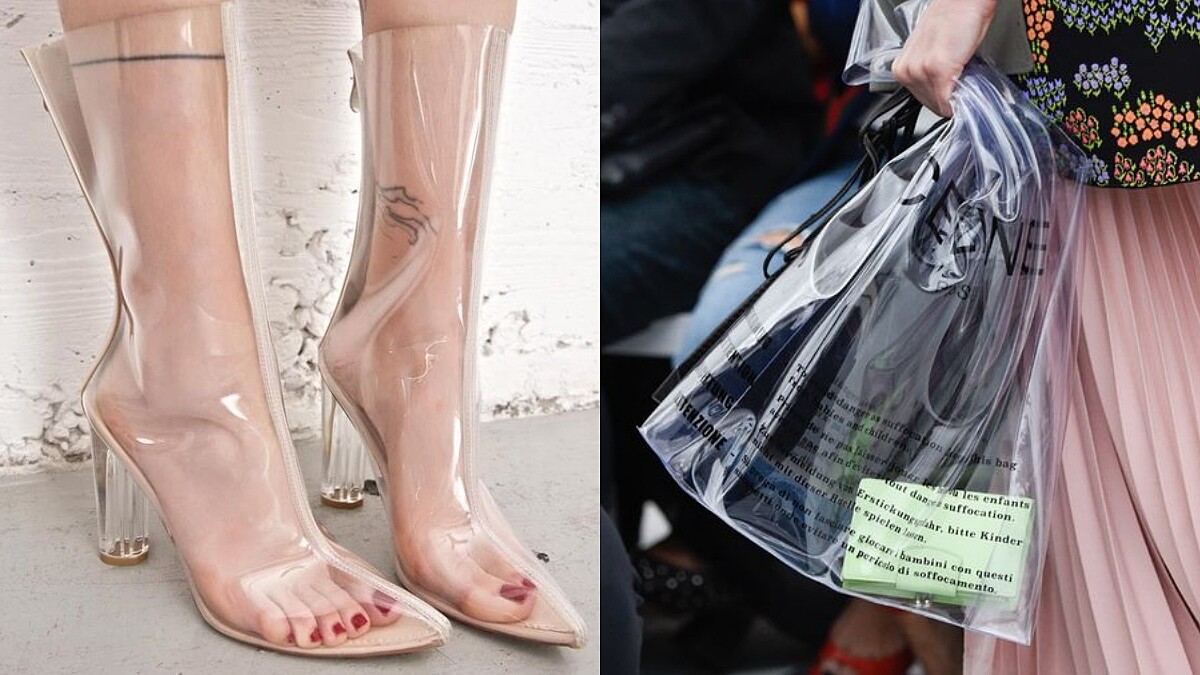 風雨都不怕!讓清澈的透明塑料材質給你嶄新的時尚層次!