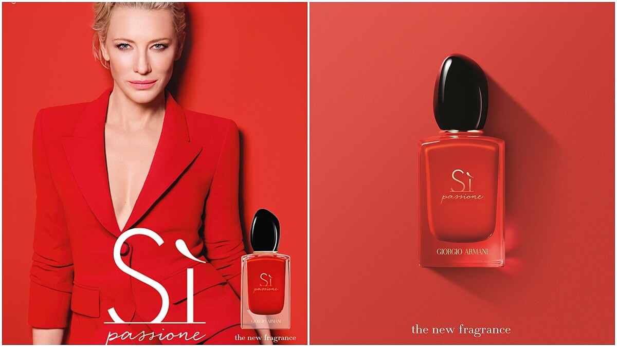 超有氣勢的亞曼尼紅外衣再加入新成員！全新Si Passione女性淡香精正如瓶身一樣火紅熱情