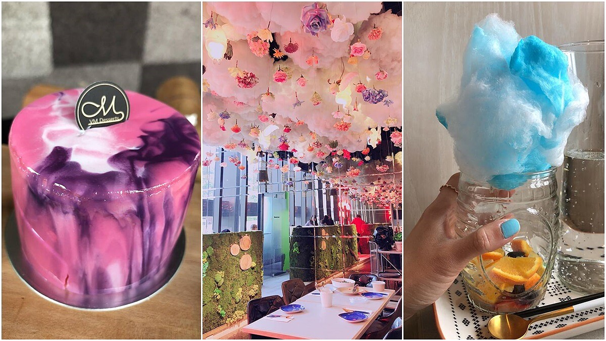 粉嫩雲朵花草夢幻破表！進駐大直美麗新廣場，「棧F.M.L Café花樣拿鐵」美照打卡餐廳再加一