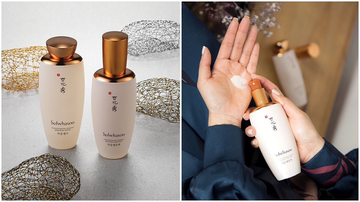 雪花秀滋陰生人蔘系列再加入生力軍！煥顏露+活膚乳＝養出膨潤肌