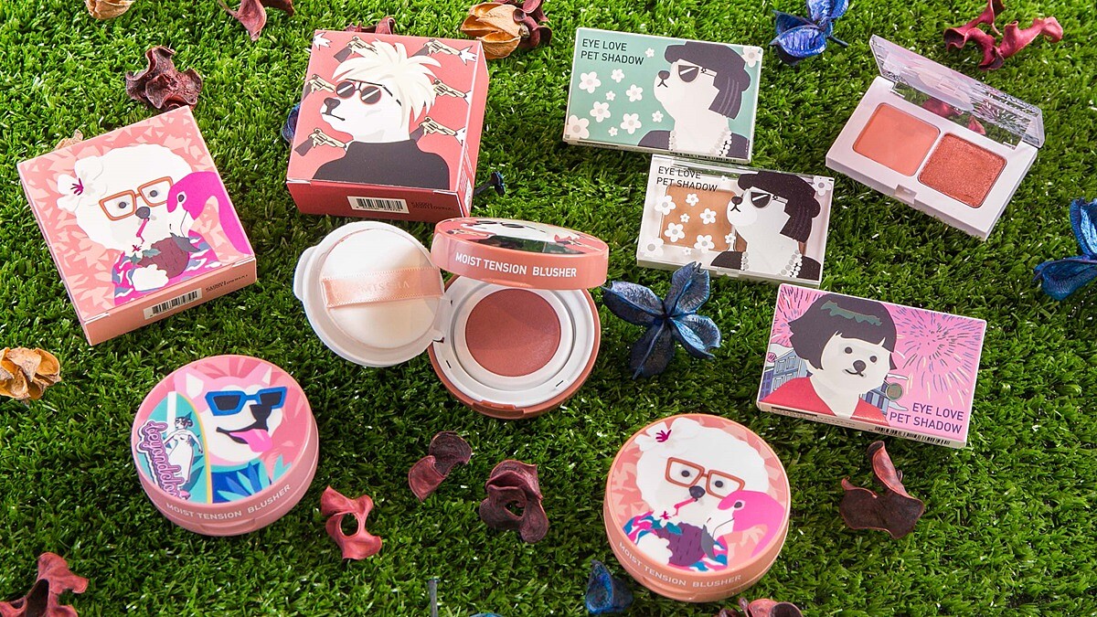 找來李聖經、南柱赫共同走秀！韓國服飾品牌Beyond Closet攜手MISSHA推出超萌比熊犬、柴犬聯名彩妝系列