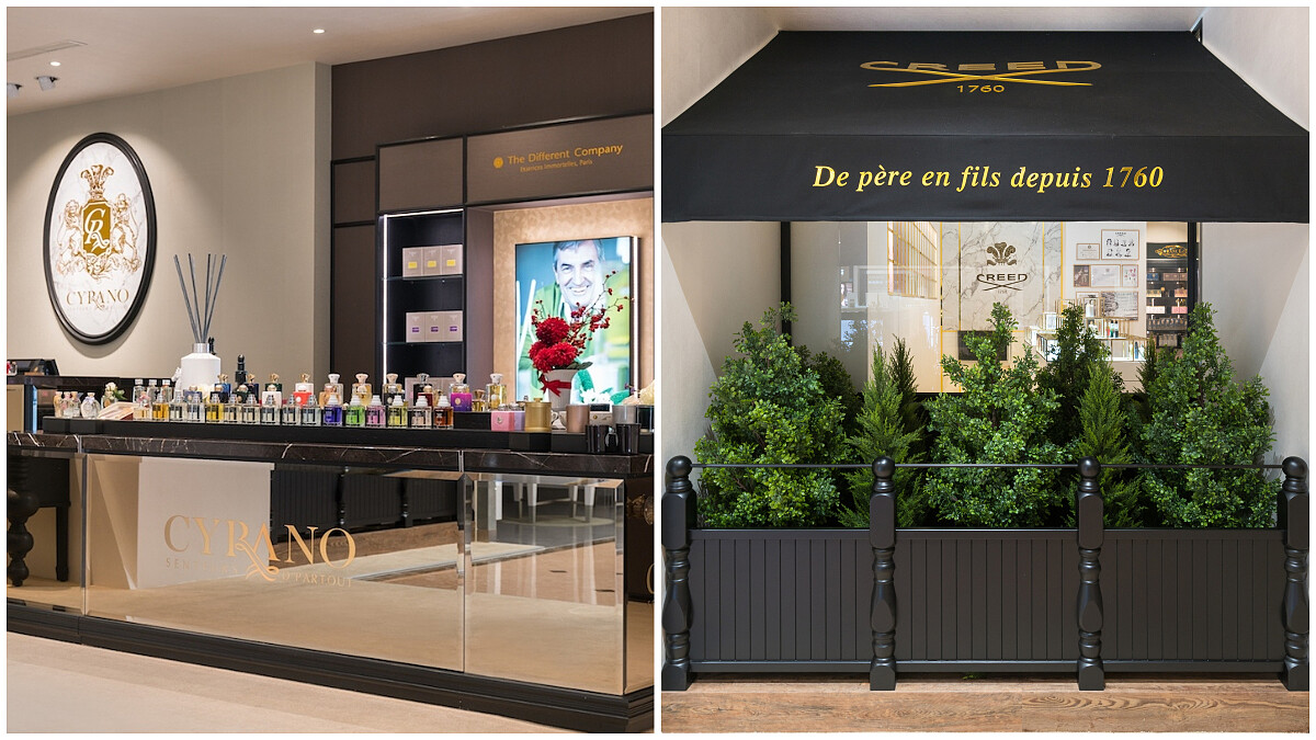 CYRANO席哈諾首度於高雄大立百貨開設「香氛概念專賣店」超過千種香味等你探索！
