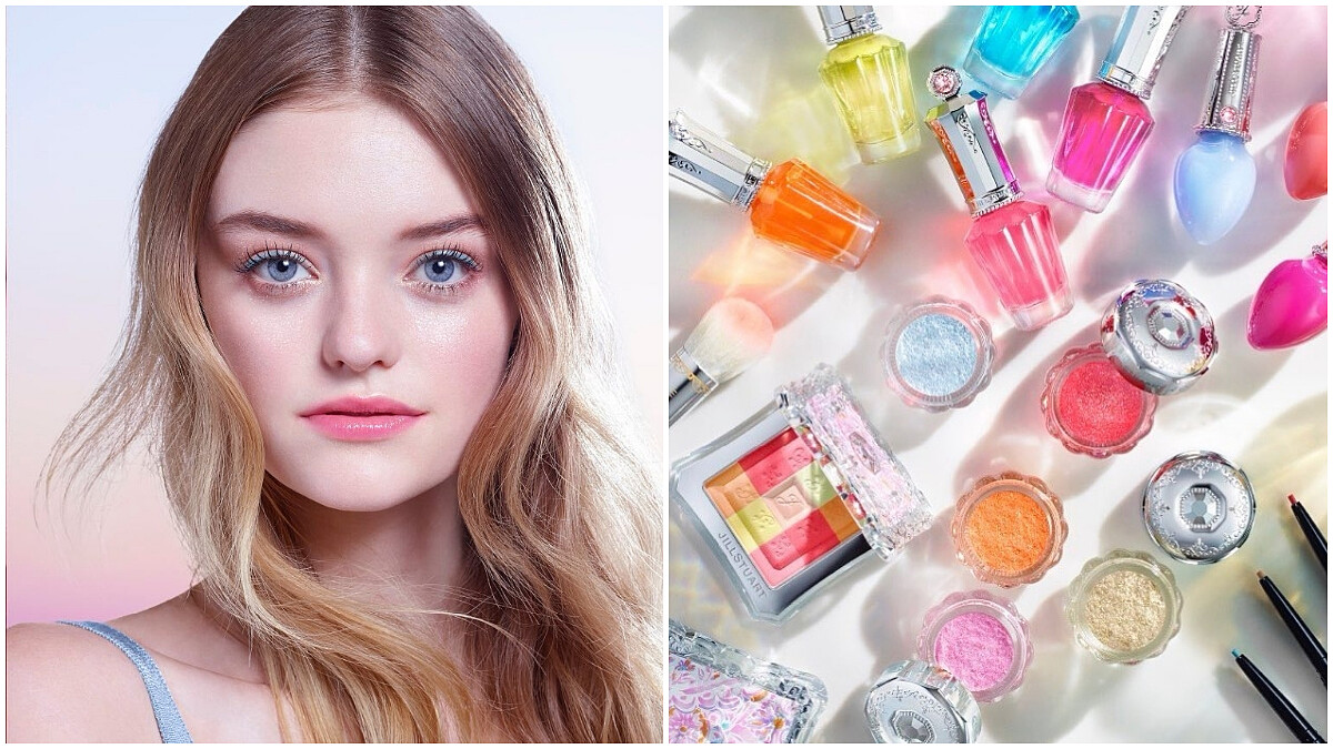 人魚眼淚般的藍色珠光唇蜜 隨唇溫變化為專屬粉色 Jill Stuart吉麗絲朵夏季彩妝畫出閃耀人魚妝