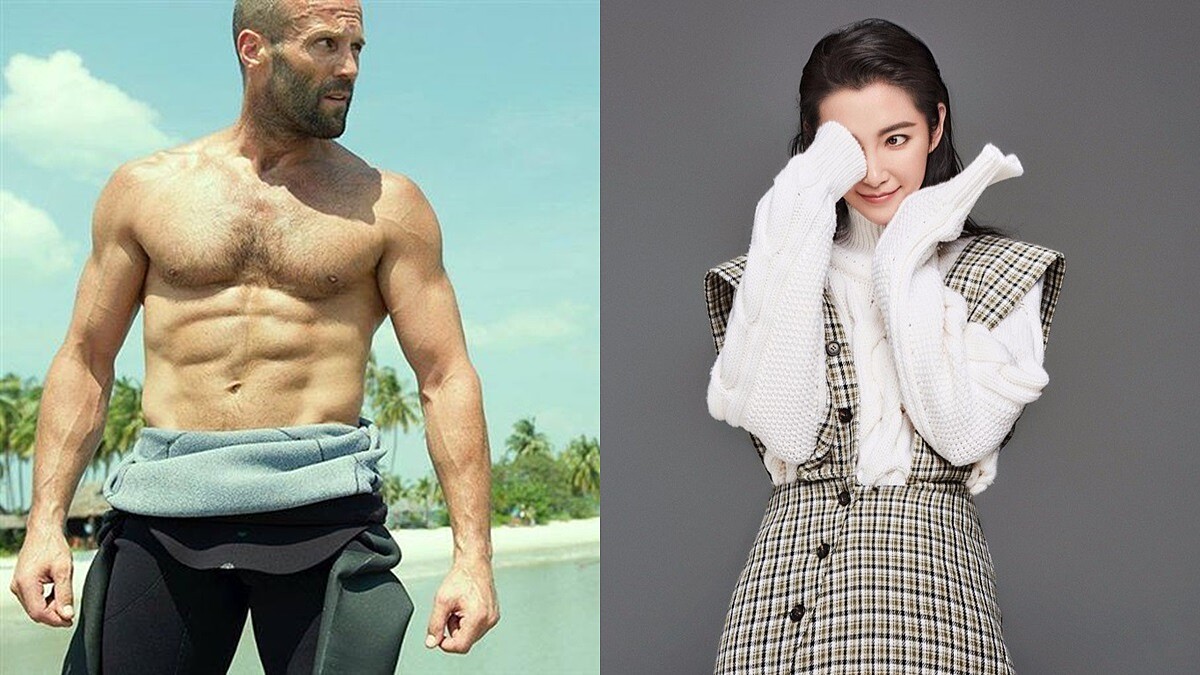 再闖好萊塢！李冰冰搭檔最Man光頭型男傑森史塔森，主演動作驚悚新片《巨齒鯊The Meg》