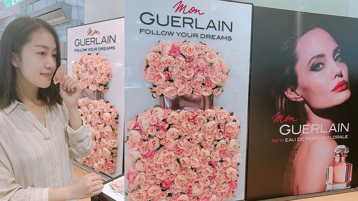 嬌蘭召喚眾網美!「隱形香水卡+牡丹花牆」就是要妳靠櫃體驗全新香氛,跟美美花牆拍照啦~